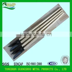 Post Hole Digger With Wooden Handle thumbnail-1