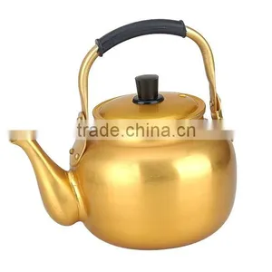 Cheaper Welded Spout Yellow Tea Kettle thumbnail-1