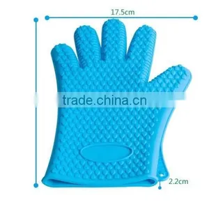 Kitchen Tool Heat Resistant Glove Oven Pot Holder Silicone Mitt Grip thumbnail-6