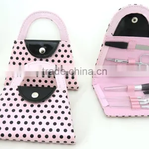 PVC Case Manicure Makeup Brush Tool Set thumbnail-1