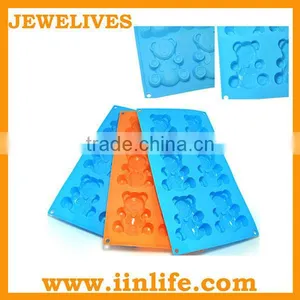 Unique Bear Shape Silicone Ice Cube Tray for Christmas thumbnail-1