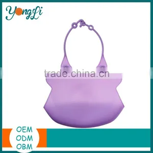 BPA Free Soft Waterproof & Bacteria Resistant Animal Shape Silicone Baby Bibs thumbnail-2