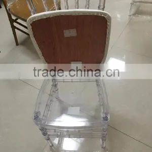 Wholesale Plastic Resin Clear Acrylic Sillas de Plastico thumbnail-5