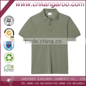 Mens 100% Cotton Pique New Style Army Polo Shirt thumbnail-1
