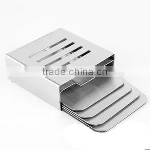 FDA Certification Hot Sale Stainless Steel Cup Mat, Coaster, Dinner Cup Mat thumbnail-1