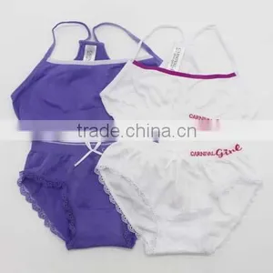 Kids Seamless Sports Bra and Panty Set Wholesales Bra Custom thumbnail-1
