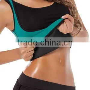 100 % Latex Neoprene Body Slimming Shaper Vest Waist Cincher With Zipper thumbnail-6