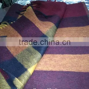 Mens Fashion Stripe Cashmere Scarf thumbnail-2
