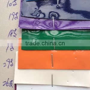 0.6mm and 0.8mm Thickness Pvc Artificial Leather Stock Lot For Bags thumbnail-3