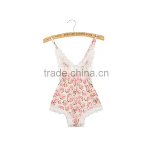 2017 Boutique Baby Clothing Rompers Baby Girl Lace Rompers Fashion Infant and Toddlers Floral Rompers thumbnail-5