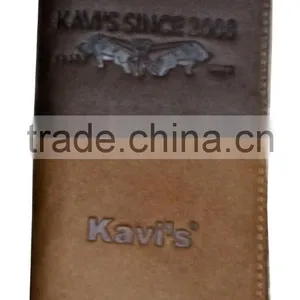 Fashion Hot Patches Work Men Real Leather Passport Holder thumbnail-2