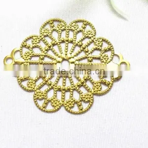 Hollow Rhombus Flower Jewelry Accessories Brass Flower Shoe Bag Accessories Fashion Garment Accessories thumbnail-1