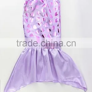 Summer Time Mermaid Costume Paillette Shining Design for Baby Girl Swimsuit Wholesale thumbnail-2