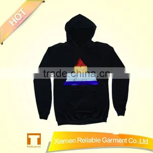 Custom Thick Black Hoodie thumbnail-1