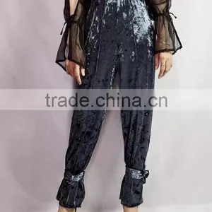 4657 Runwaylover High Waist Sexy New Design Cut Velvet Pant thumbnail-1