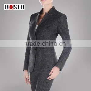 High Quality Collar Business Suits For Women Wool thumbnail-3