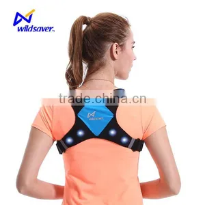 Wildsaver LED Reflective Running Vest Sportswear Women thumbnail-1