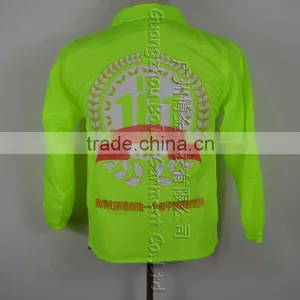 Round Neck Fluorescent Green Reflective Safety Clothing thumbnail-3