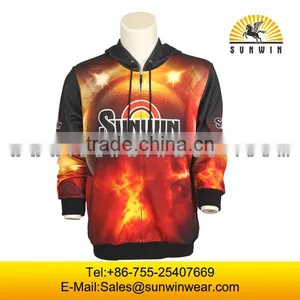 All Over Sublimation Printing Hoodies Wholesale Slim Fit Hoodies thumbnail-1