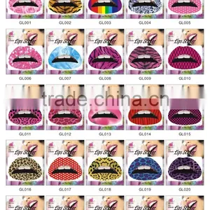 Custom Lip Tattoo Stickers Make Up Temporary Tattoo Fancy Dress Body thumbnail-1