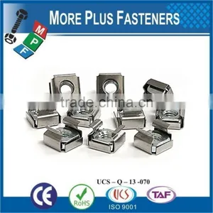 Made in Taiwan Captive Stainless Steel Zinc Electroplated Steel Cage Nut thumbnail-1