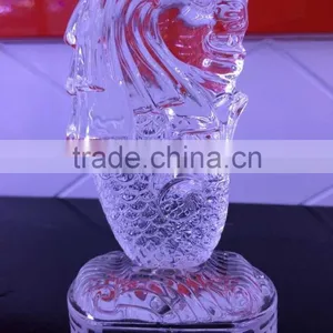 Singapore Merlion Crystal Building Model Crystal Souvenirs Gifts thumbnail-1