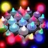Water Floating LED Tealight Candles , ABS Plastic Flameless Battery Operated Tealight Candles thumbnail-1
