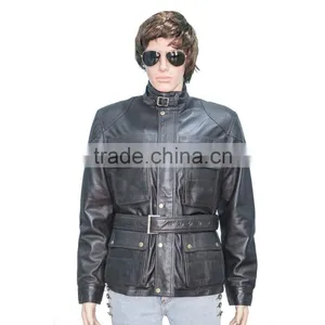 Brown Leather Jacket thumbnail-1