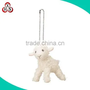 OEM Factory Price Stuffed Sheep Keychain Soft Plush Sheep Keychain thumbnail-2