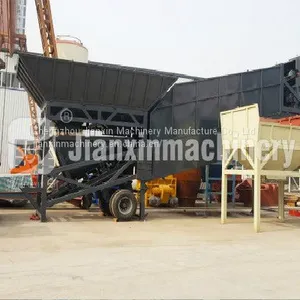 High Quality of YHZS50 Mobile Concrete Mixing Plant Price thumbnail-1