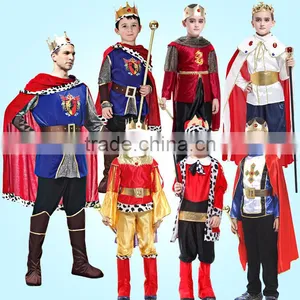 Sexy Adults Mens Carnival Costumes With Long Red Cape thumbnail-2