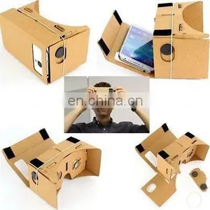Cardboard 3D VR Virtual Reality Google Headset Movie Games Glasses for Phones VR007 thumbnail-1