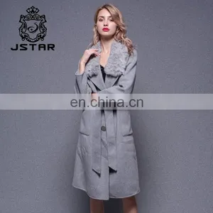 Mongolian Women Jackets And Blazers Double-Sided Cashmere Coat thumbnail-3