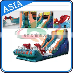 Sunshine Dolphins Playground Inflatable Water Slide thumbnail-3