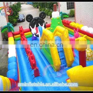 Inflatable Desk Combination Inflatable Slide Combination Jump Bed Inflatable Bouncer thumbnail-5