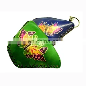 Promotional Triangle Coin Purse Wholesale Women Genuine Leather Coin Purse MCP-0093 thumbnail-1