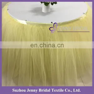 TS091#73 Blue Tulle Materials in Table Skirting Designs for Wedding thumbnail-6