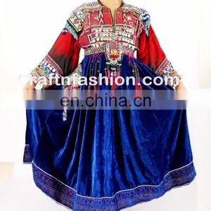 Vintage Banjara Kuchi Tribal Ethnic Clothes- Vintage Traditional Kutchi- Vintage Gypsy Afghani Handmade Kuchi Dress thumbnail-5