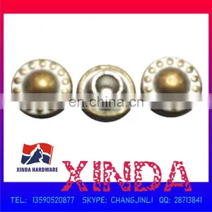 8mm Delicate Metal Studs, Factory Price, Best for Garments, Clothing, Hats and Bags thumbnail-1