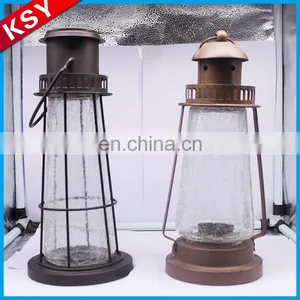 Newest Fashionable Design White Antique Bird Lantern Tabletop Metal Candle Holder thumbnail-6