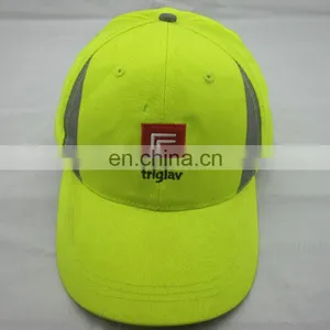 Lime Yellow Reflective Cap for Runner in Dark Night thumbnail-1