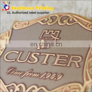 Professional OEM Supply Customized Aluminum Metal Sticker thumbnail-4