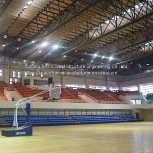 Chaohu Middle School Indoor Stadium Pipe Truss Project thumbnail-4