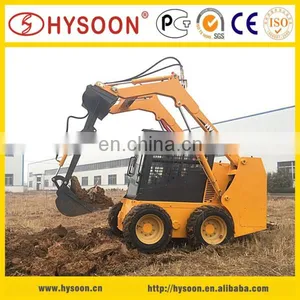 Chinese Mini Skidsteer Wheel Loader Machine Construction thumbnail-7