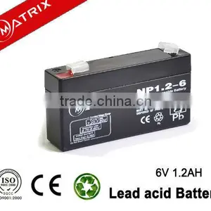 AGM Exit Sign 6v 1.2ah SLA Battery thumbnail-1