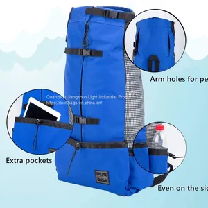 Motorcycle Wholesale Safety Extra Pockets Adjustable Travel Pet Carrier Backpack thumbnail-2