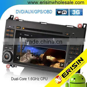 Erisin ES2682B 7" 2 Din Android 4.4.4 Auto Car Audio Player GPS for W245 W169 thumbnail-1