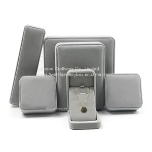 Customize Logo Display Velvet Jewelry Gift Boxes/Bracelet Packaging Gift Box For Necklace Bracelet thumbnail-1