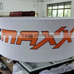 12ft Curved Triangle Hanging Banner Displays thumbnail-2
