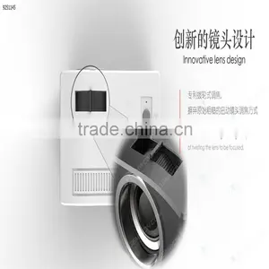 Black 2015 UNIC UC18 Mini Projector With HDMI TF Card USB CVBS LED Proyector for Home Theater Cinema Pico thumbnail-4